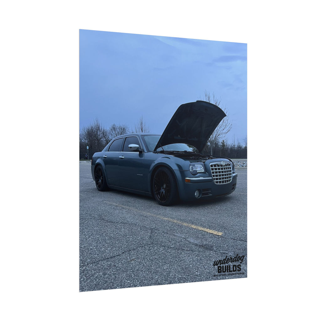 Chrysler 300C Hood Up Poster