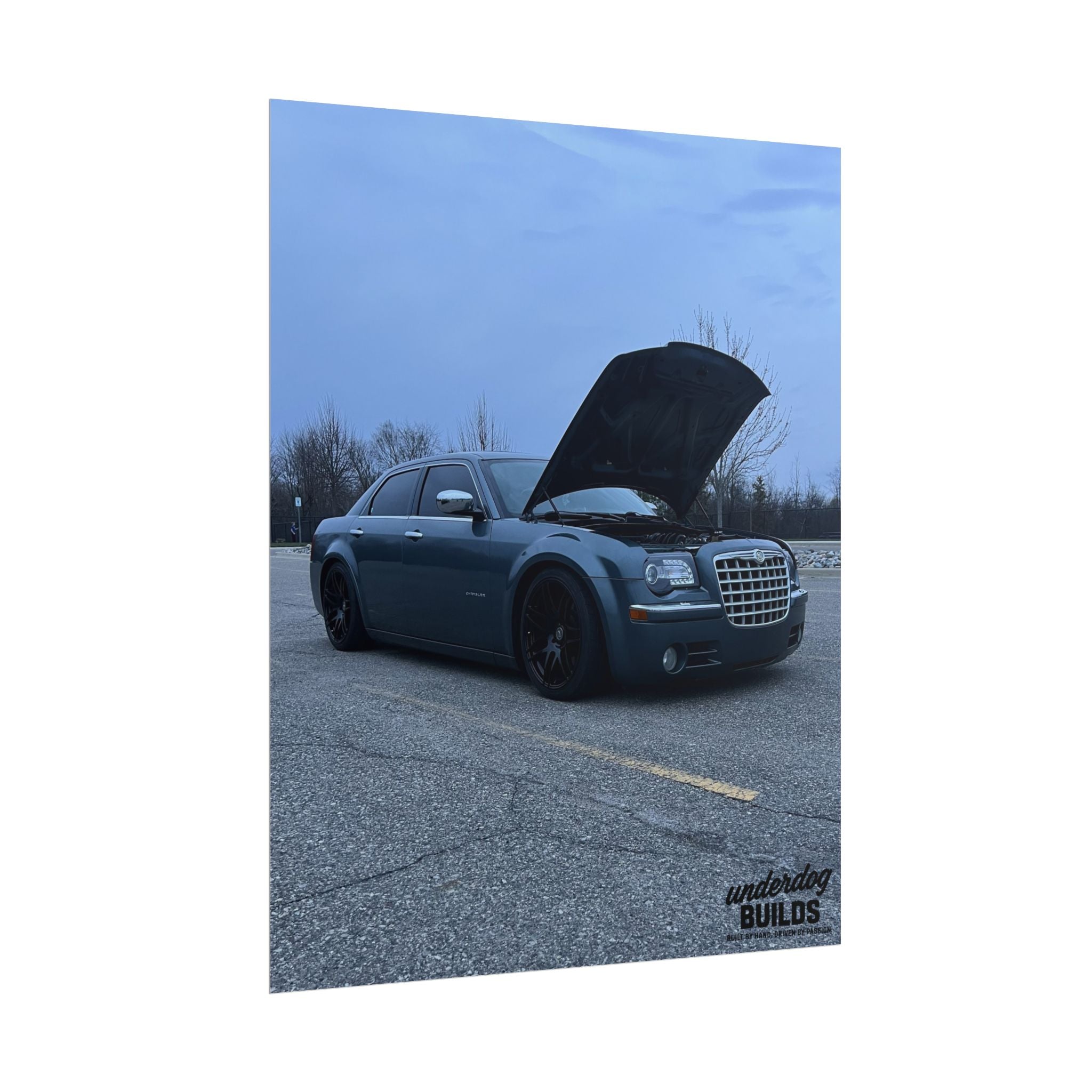 Chrysler 300C Hood Up Poster