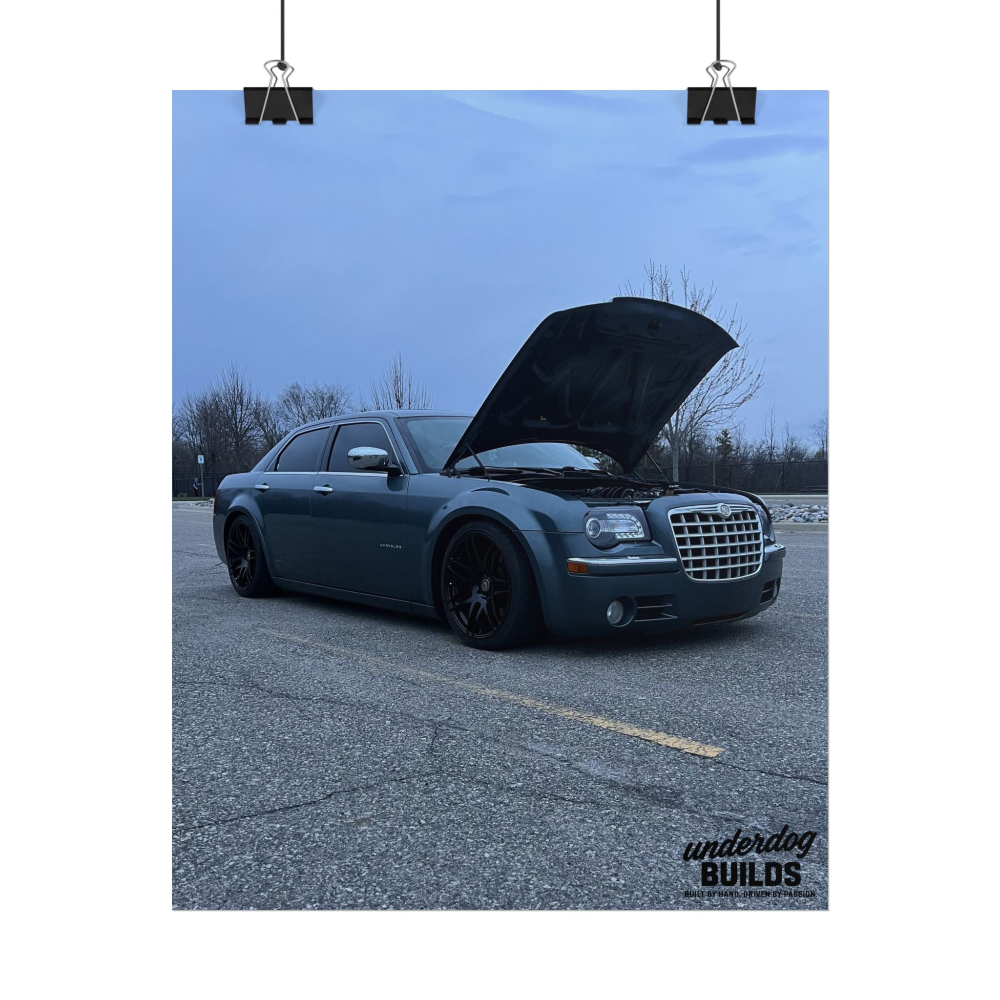 Chrysler 300C Hood Up Poster
